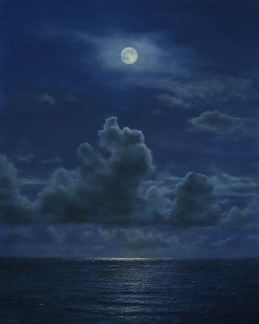 橋本直行｜長岡市寺泊の画家｜月の海