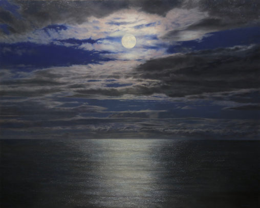 橋本直行｜長岡市寺泊の画家｜月の海